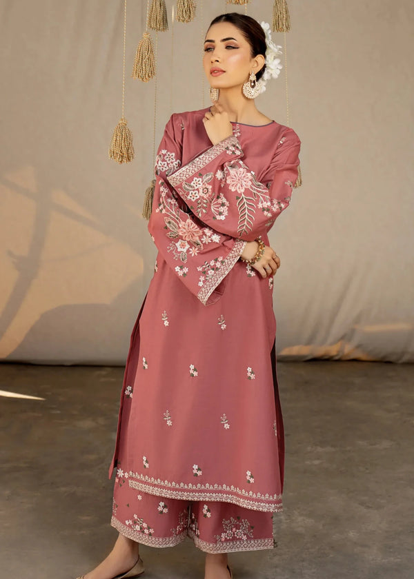 Urge Heavy Embroidered Dhanak 2Piece Suit SDCW-1235