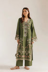 Ethnc Heavy Embroidered Dhanak 2Piece Suit SDCW-1235