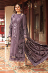 MARIA.B 3PC DHANAK FABRIC EMBROIDERED SHIRT WITH DHANAK PRINTED SHAWL AND TROUSER SDCW-1265