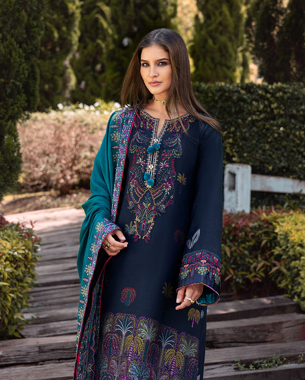 Mushq Dhanak Luxury Embroidered Winter 3 Piece Dress SDCW-1250