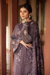 MARIA.B 3PC DHANAK FABRIC EMBROIDERED SHIRT WITH DHANAK PRINTED SHAWL AND TROUSER SDCW-1265
